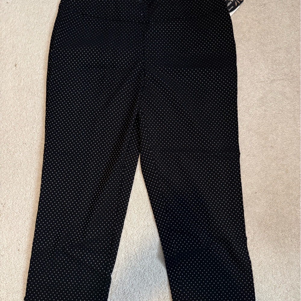 Zac & Rachel Black and White Polka Dot Wide Leg Pants